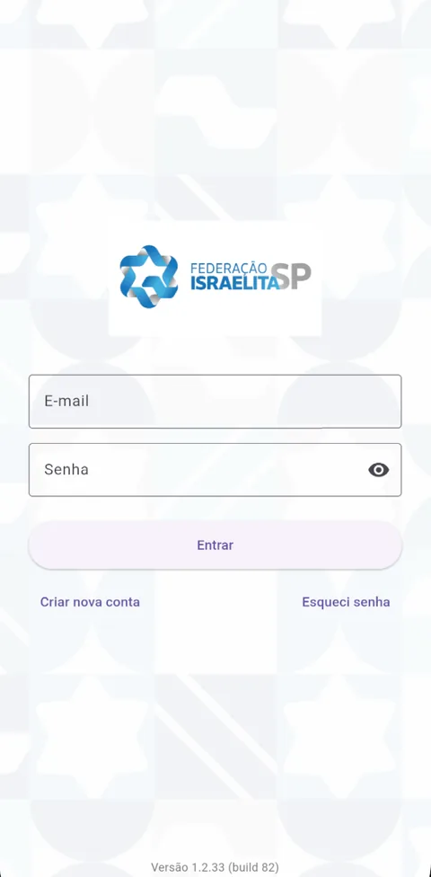 Tela de login do FisApp